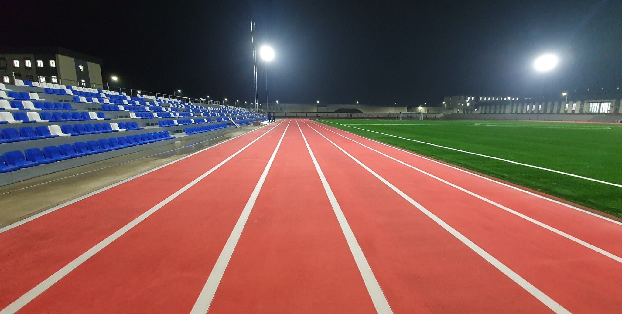 Running track marking